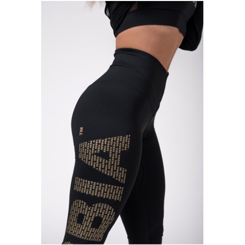 Nebbia Дамски клин Gold NEBBIA print leggings 827 - 3